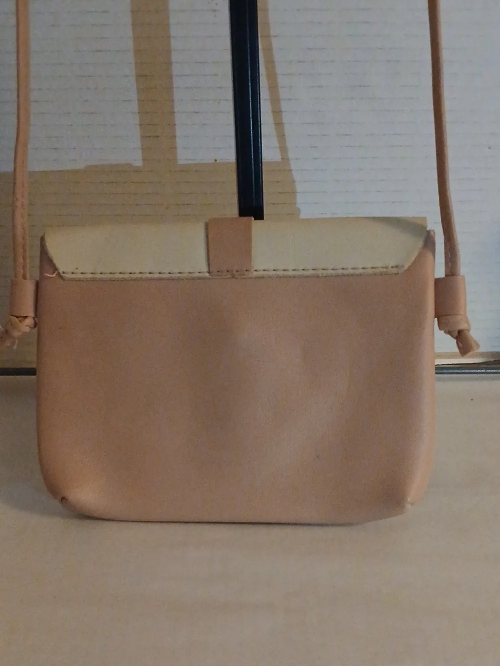 Girls Two-Tone Pink Crossbody Bag with Flap
